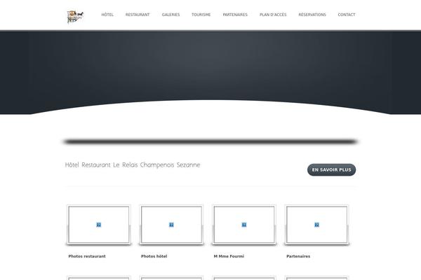 Hermes theme site design template sample