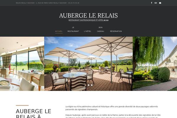 Ristorante theme site design template sample