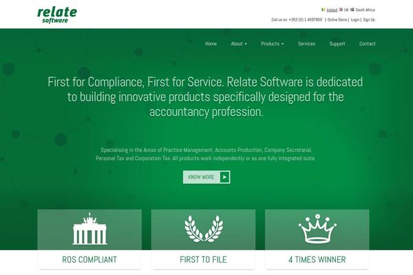 relate-software.com site used Custome