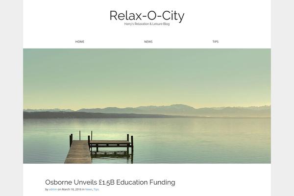 Matheson theme site design template sample