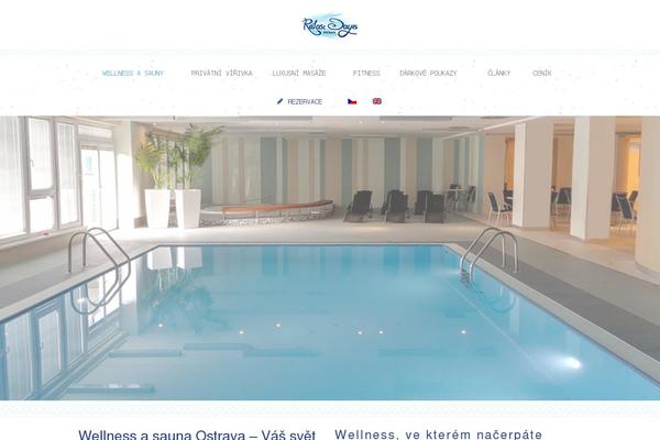 Dream Spa theme site design template sample
