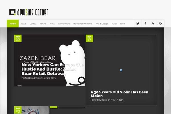 Nexus theme site design template sample
