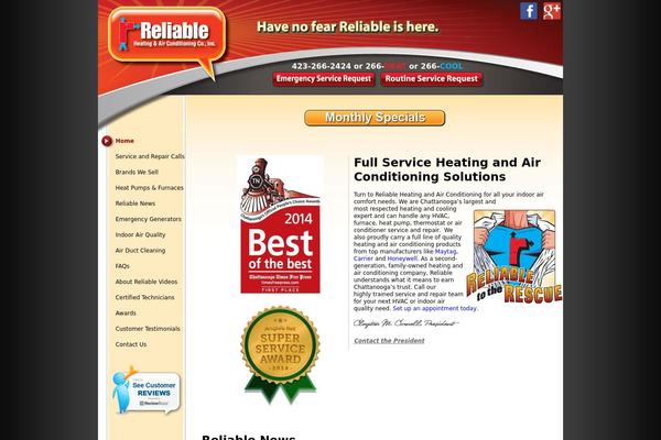 Site using InstaBuilder plugin
