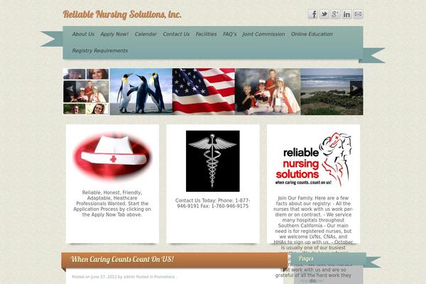 iRibbon theme site design template sample