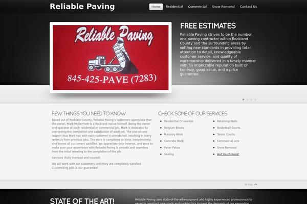 Ambitious theme site design template sample