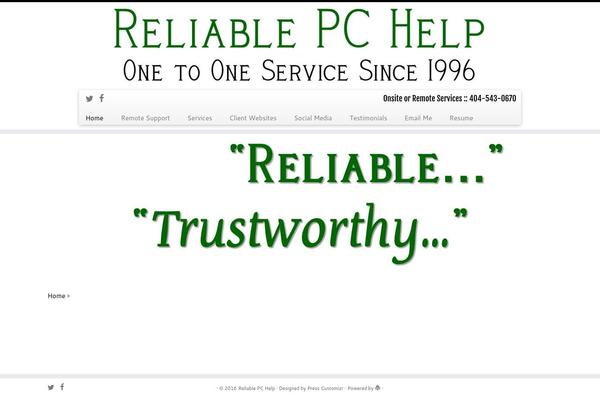 Zerif Lite theme site design template sample