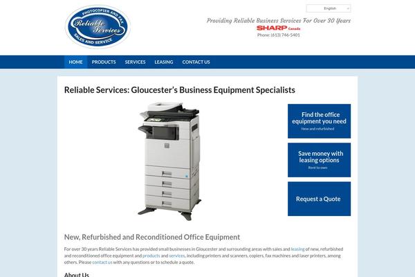 Site using Websitesca-widget plugin