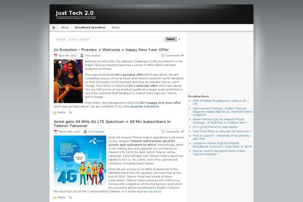 iNove theme site design template sample