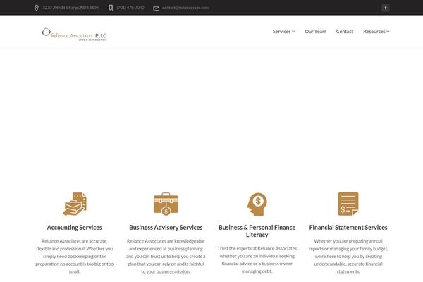 Finance theme site design template sample