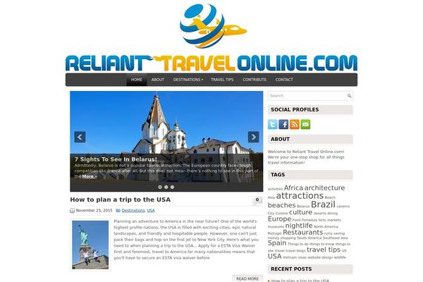 Side theme site design template sample