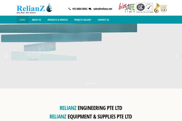 Indus theme site design template sample
