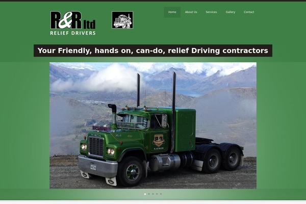 Relief theme site design template sample