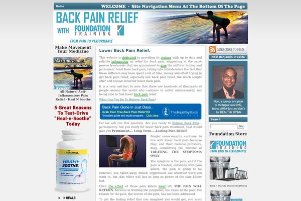 Default theme site design template sample