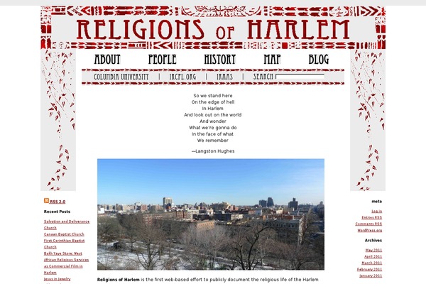 religionsofharlem.org site used Roh