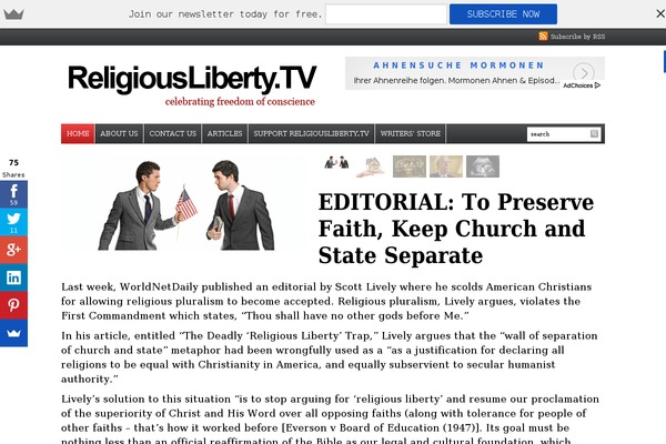 Daily Headlines theme site design template sample