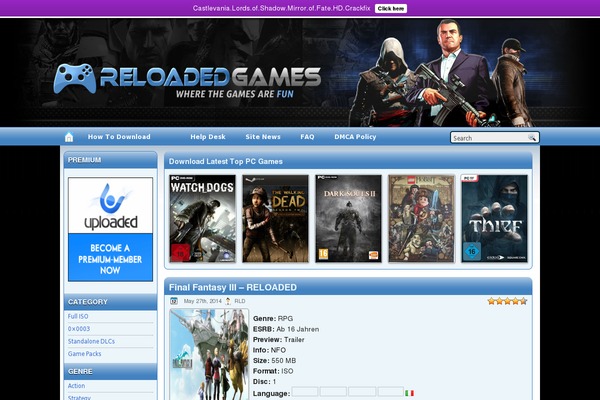 DangerousGames theme websites examples