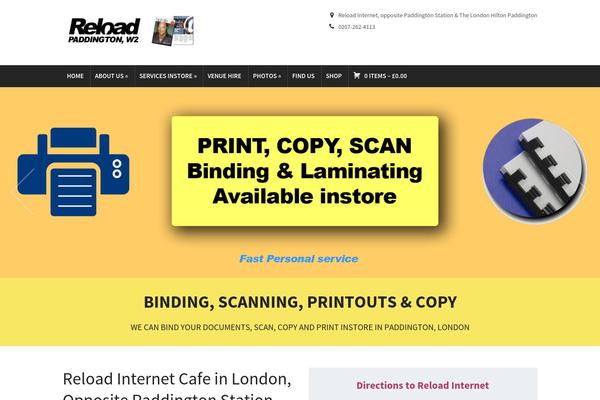 Modena theme site design template sample