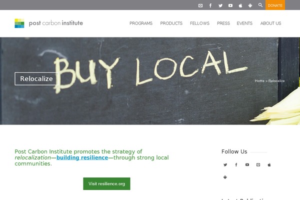 relocalize.net site used Minimal Blocks