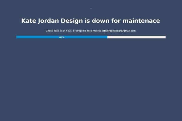 Site using Maintenance Mode plugin