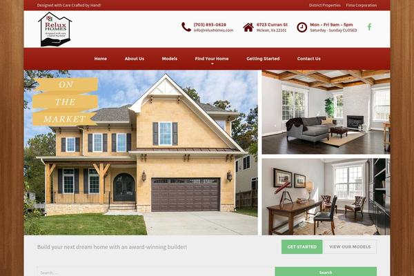 reluxhomes.com site used BuildPress