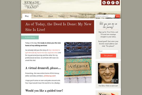 Thesis 1.8.5 theme site design template sample