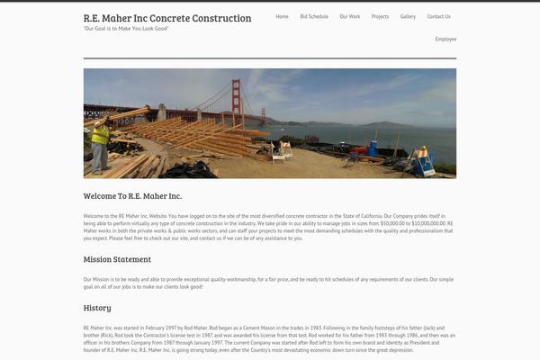 Prospect theme site design template sample