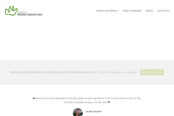 remarargentina.org site used Rebound