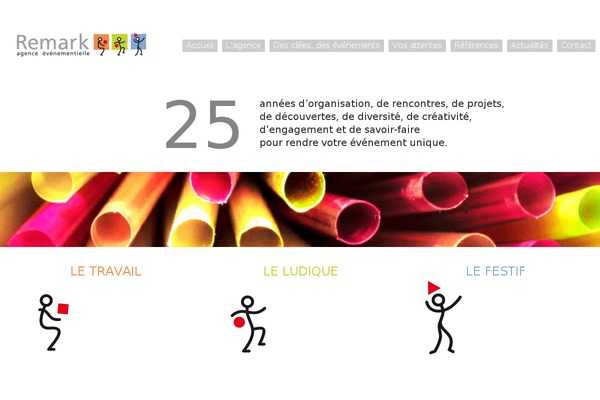 Remark theme site design template sample