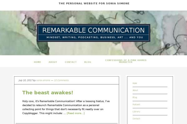 Café Pro theme site design template sample