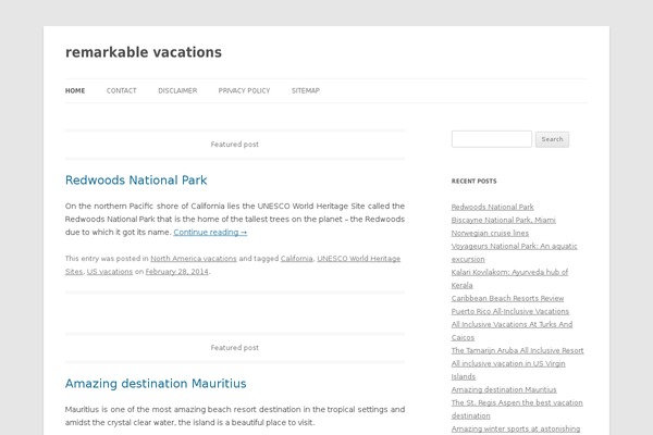 Minimalia theme site design template sample