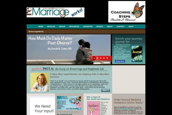Magazine theme site design template sample