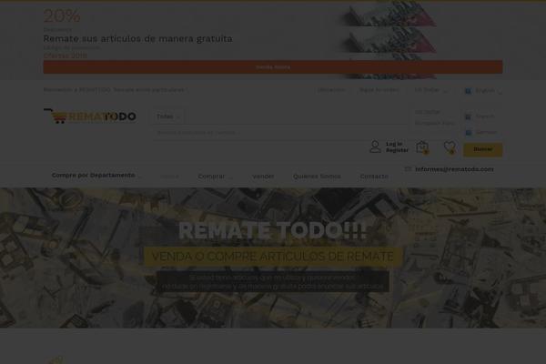 Site using Martfury-addons plugin