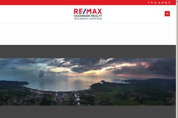 Residence Child theme site design template sample