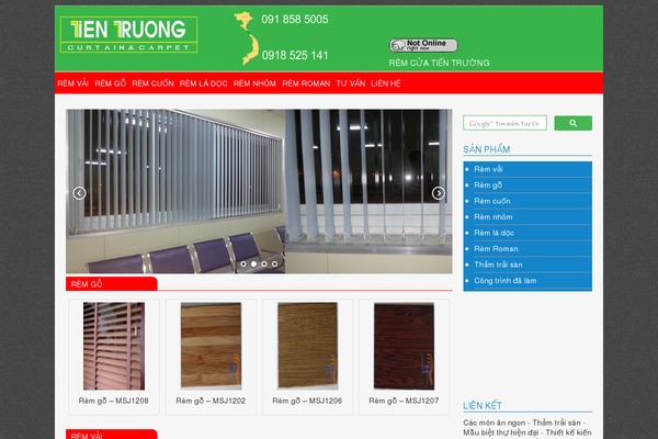 Seller theme site design template sample