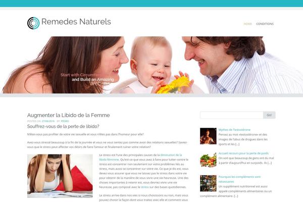 Circumference Lite theme site design template sample