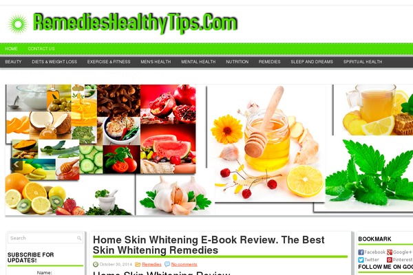 remedieshealthytips.com site used Sierra