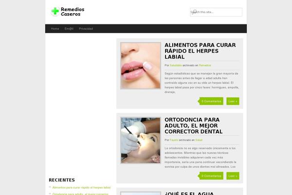 GreenChili theme site design template sample