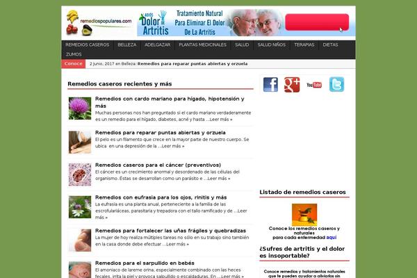 Site using Recent Posts Widget Extended plugin