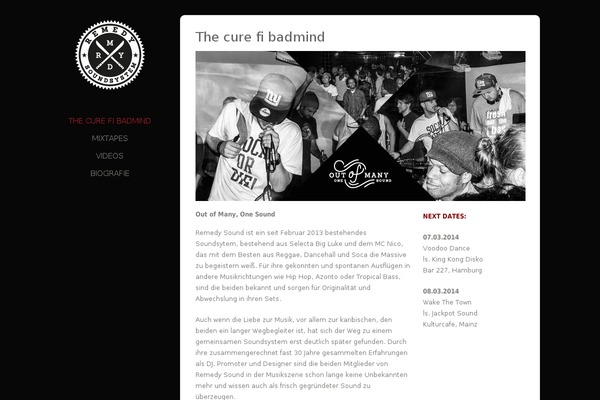 Solo theme site design template sample