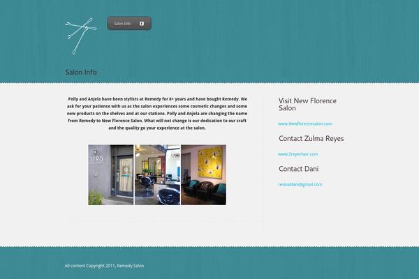 Feather theme site design template sample