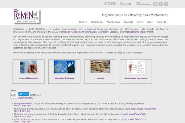 WP Opulus theme site design template sample