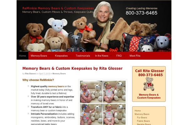 reminkiebears.com site used Canvas