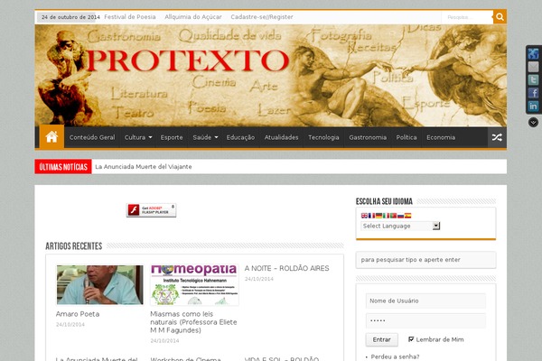 Flat theme site design template sample