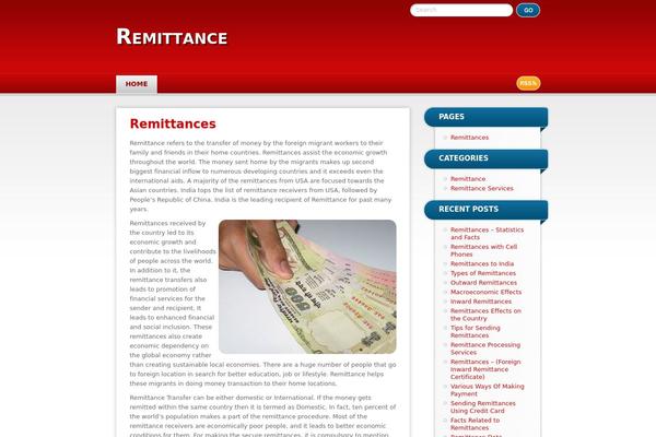 RedBel theme site design template sample