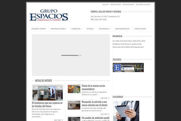 remodelandoespacios.com site used Leaf