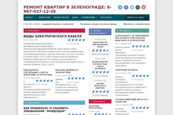 Site using EC Stars Rating plugin