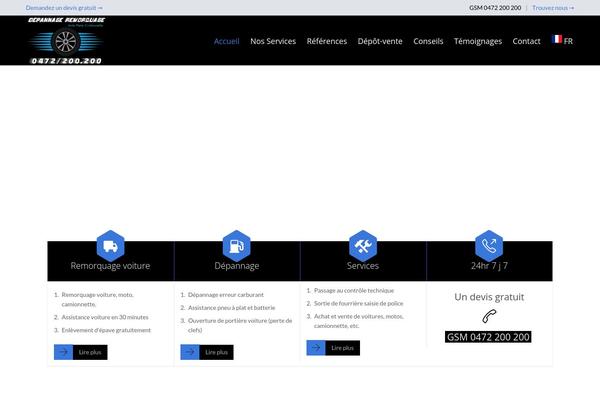 Auto Repair theme site design template sample
