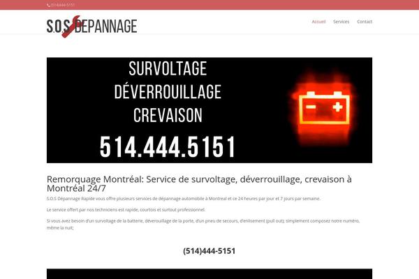 Divi theme site design template sample