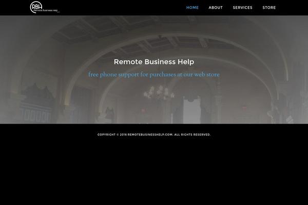 Parallax Pro theme site design template sample