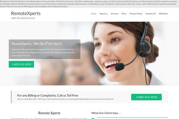 Spacious Pro theme site design template sample